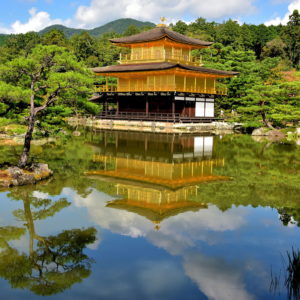 Golden Pavilion at Kinkaku-ji in Kyoto, Japan - Encircle Photos