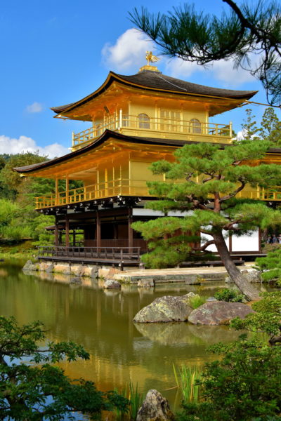 Golden Pavilion Side View at Kinkaku-ji in Kyoto, Japan - Encircle Photos