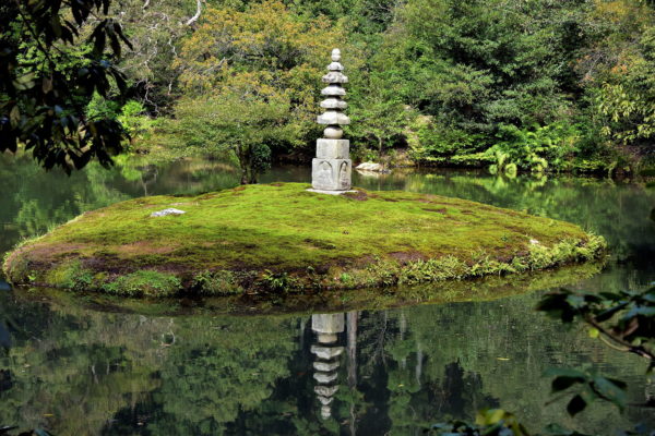 White Snake Pagoda at Kinkaku-ji in Kyoto, Japan - Encircle Photos