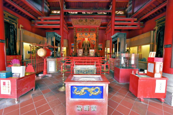 Inside Taisei Hall at Confucian Shrine in Nagasaki, Japan - Encircle Photos