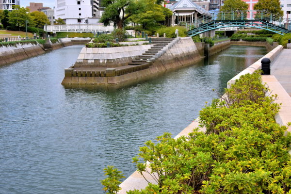 Scenic Bridges Across Canal in Nagasaki, Japan - Encircle Photos