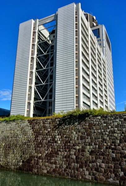 Moat Wall below Shizuoka Prefectural Office in Shizuoka, Japan - Encircle Photos