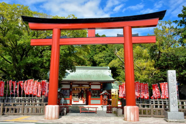 Torii of Otoshimioya Jinja at Shizuoka Sengen Jinja in Shizuoka, Japan - Encircle Photos