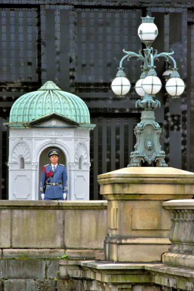 Guarding Main Gate of Imperial Palace in Tokyo, Japan - Encircle Photos