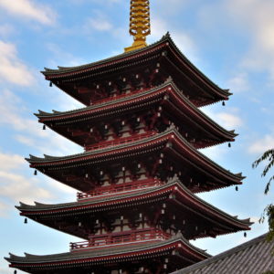 Five-storied Pagoda at Sensō-ji in Tokyo, Japan - Encircle Photos