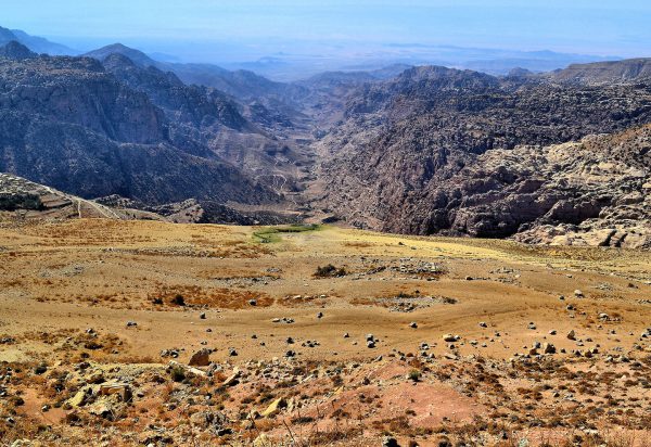 Qadisiyah Plateau Overlooking Dana Biosphere Reserve in Jordan - Encircle Photos
