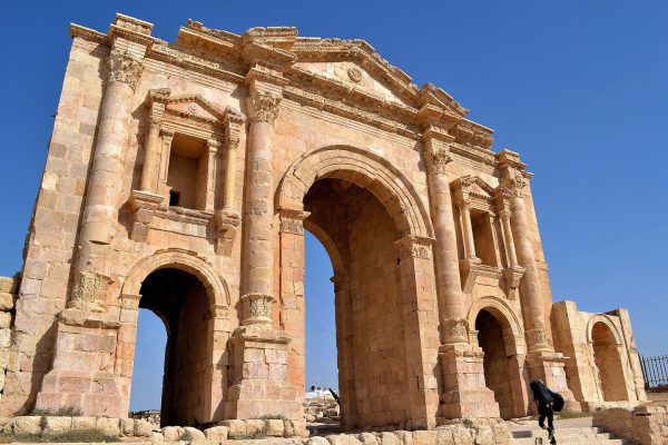 Arch of Hadrian in Ancient Jerash, Jordan - Encircle Photos
