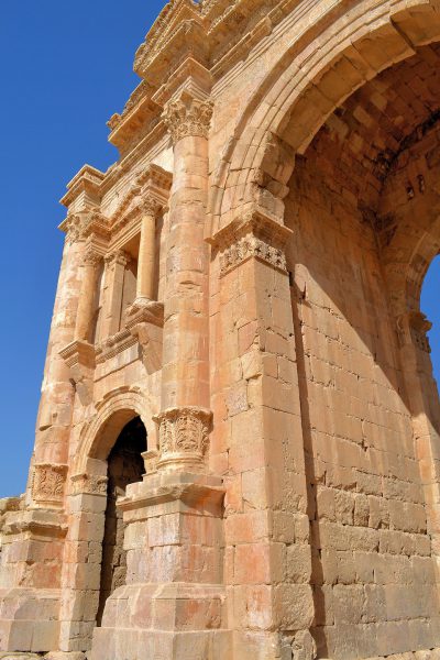 Arch of Hadrian Profile in Ancient Jerash, Jordan - Encircle Photos