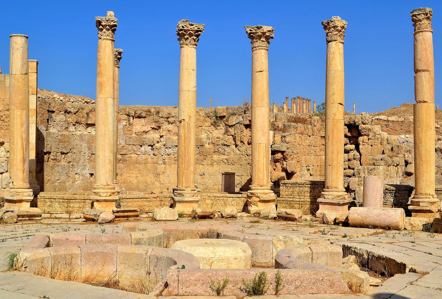 Macellum Food Market in Ancient Jerash, Jordan - Encircle Photos