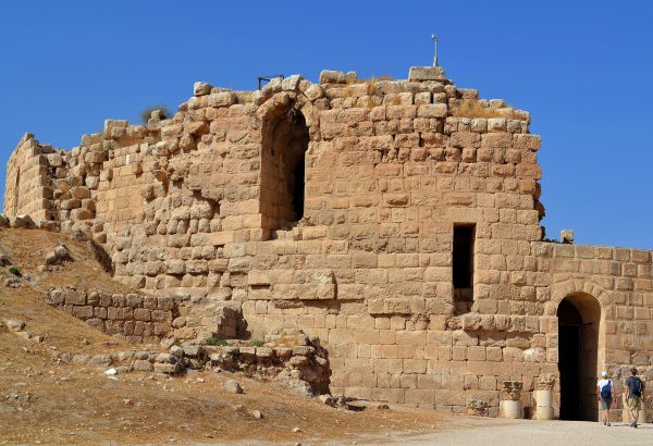 North Theater Facade in Ancient Jerash, Jordan - Encircle Photos
