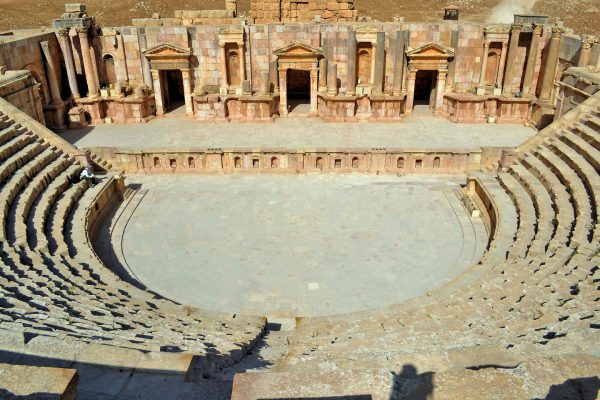 South Theater Cavea in Ancient Jerash, Jordan - Encircle Photos