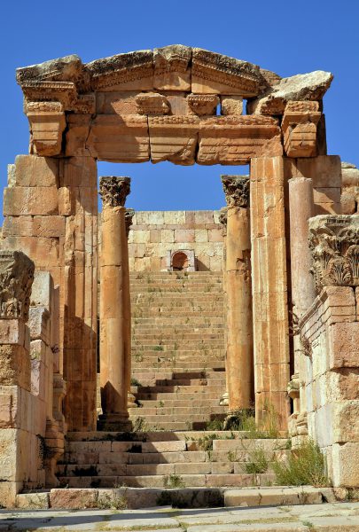 Temple of Dionysus in Ancient Jerash, Jordan - Encircle Photos