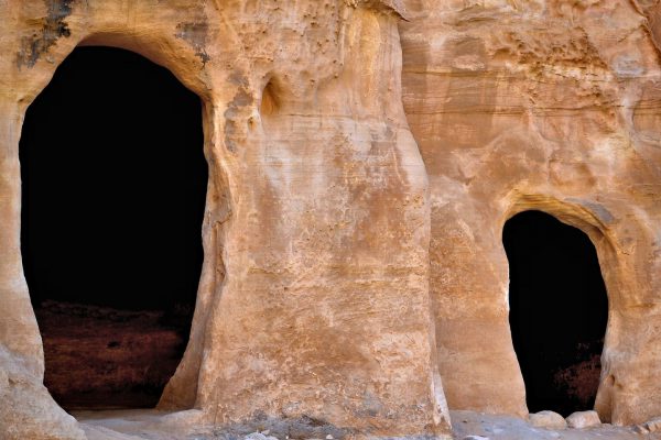 Two Small Caves at Little Petra in Jordan - Encircle Photos