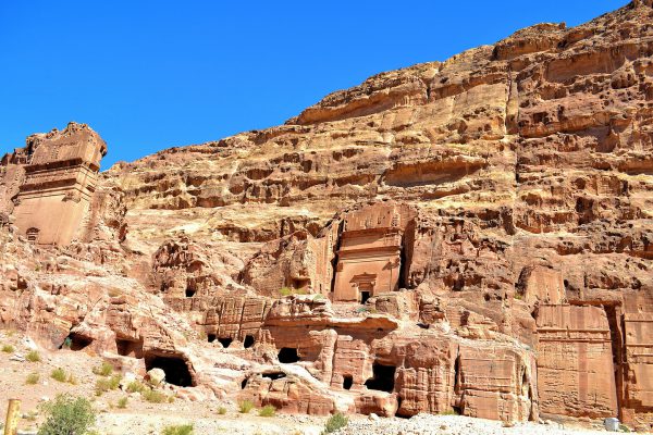Aneisho and Uneishu Tombs in Petra, Jordan - Encircle Photos
