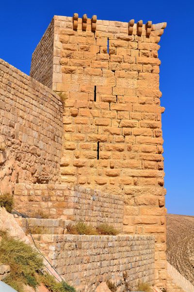 Tall Tower at Montreal Crusader Castle in Shoubak, Jordan - Encircle Photos