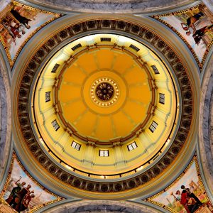 Kentucky State Capitol Building Rotunda Dome in Frankfort, Kentucky - Encircle Photos