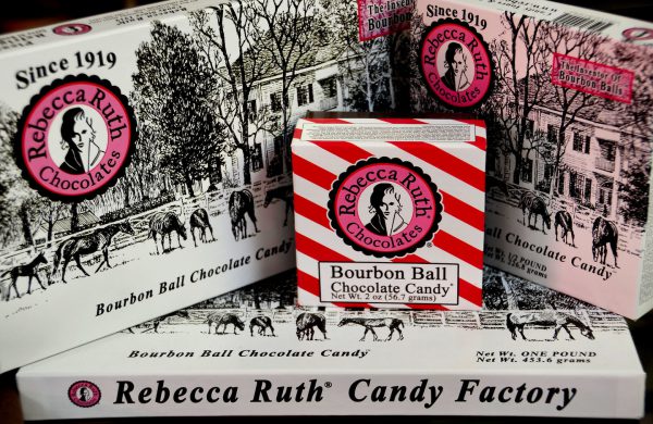 Rebecca Ruth Candy Factory Bourbon Ball Boxes in Frankfort, Kentucky - Encircle Photos