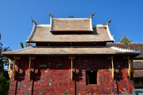 The Red Chapel at Wat Xieng Thong in Luang Prabang, Laos - Encircle Photos