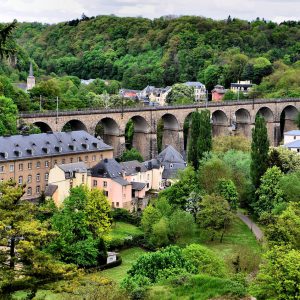 Passerelle Old Bridge in Luxembourg City, Luxembourg - Encircle Photos