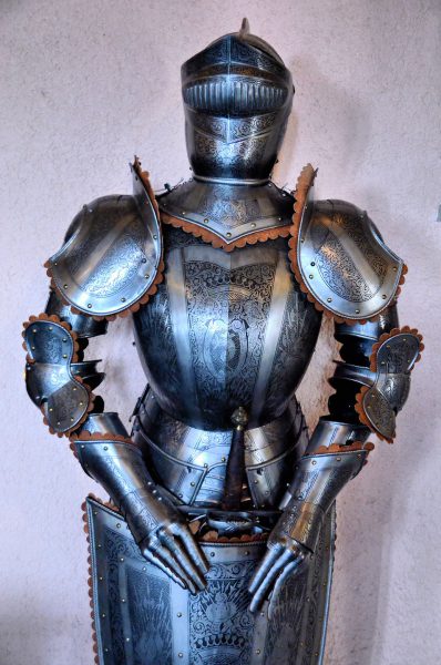 Ornate Suit of Armor in Vianden, Luxembourg - Encircle Photos