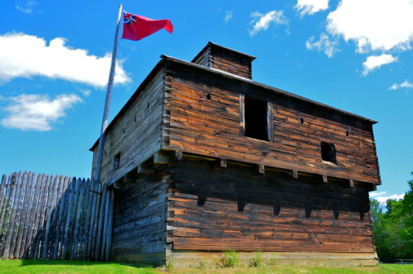 Blockhouse at Fort Western in Augusta, Maine - Encircle Photos