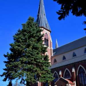 Immaculate Conception Cathedral on Congress Street in Portland, Maine - Encircle Photos