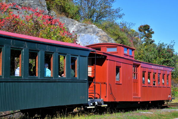 Vintage Train Ride on Eastern Promenade in Portland, Maine - Encircle Photos