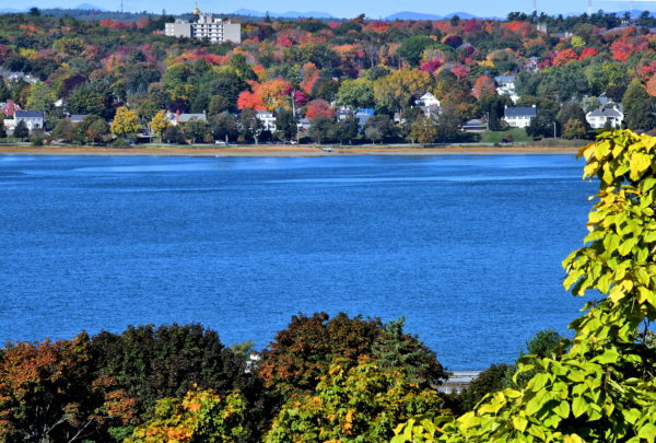 Back Cove View from Fort Sumner Park in Portland, Maine - Encircle Photos