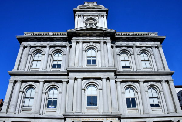 United States Custom House on Waterfront in Portland, Maine - Encircle Photos