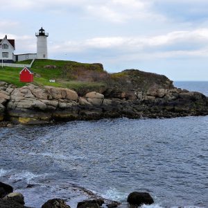 Cape Neddick Lighthouse on Nubble Island in York Beach, Maine - Encircle Photos