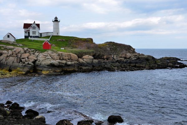 Cape Neddick Lighthouse on Nubble Island in York Beach, Maine - Encircle Photos