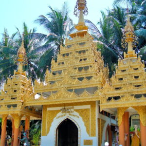 Arahant Upagutta Shrine at Dhammikarama Burmese Temple in Pulau Tikus, Malaysia - Encircle Photos