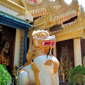 Chinthe at Dhammikarama Burmese Temple in Pulau Tikus, Malaysia - Encircle Photos