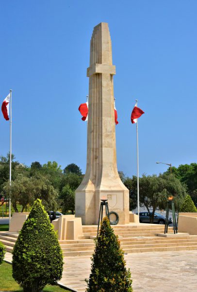 War Memorial in Floriana near Valletta, Malta - Encircle Photos
