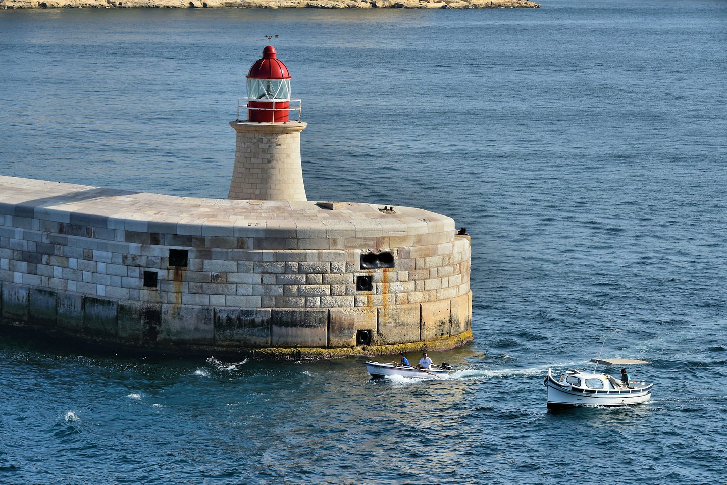 Ricasoli Lighthouse in Kalkara near Valletta, Malta - Encircle Photos