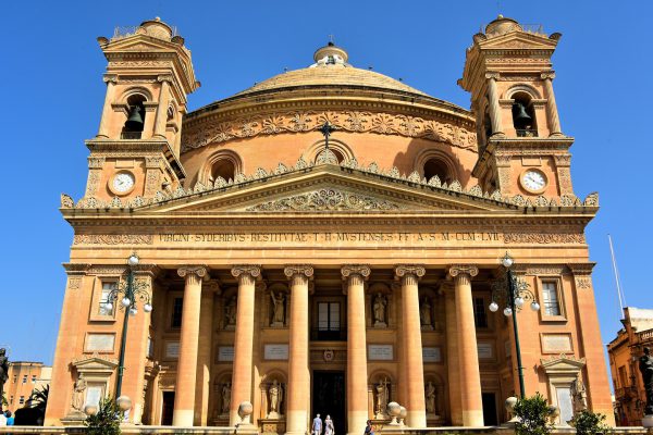 Full Frontal View of Mosta Dome in Mosta, Malta - Encircle Photos
