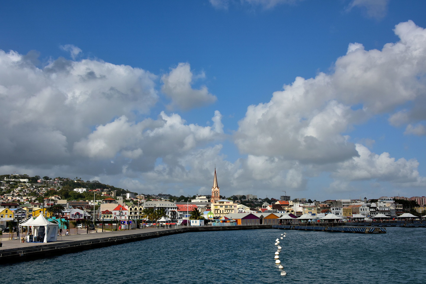 Departing Cruise Ship Port at FortdeFrance, Martinique Encircle Photos