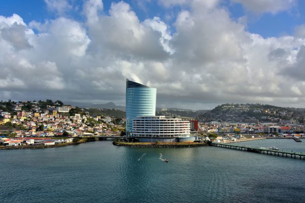 Skyline of Fort-de-France from Fort-de-France Bay, Martinique - Encircle Photos