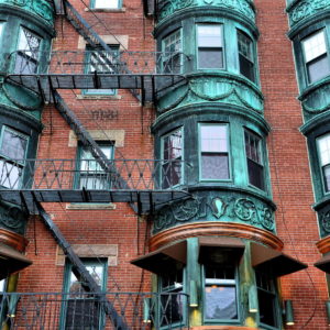 Copper Tripartite, Bay Windows in Boston, Massachusetts - Encircle Photos