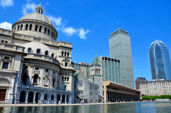 First Church of Christ, Scientist and Back Bay Skyline in Boston, Massachusetts - Encircle Photos