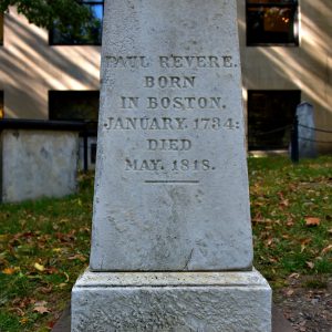 Paul Revere Grave at Granary Burying Grounds in Boston, Massachusetts - Encircle Photos