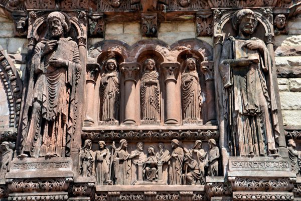 Trinity Church Religious Reliefs in Boston, Massachusetts - Encircle Photos