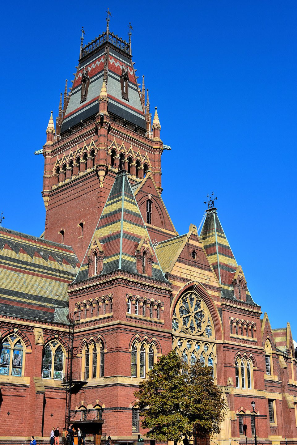 Memorial Hall at Harvard University in Cambridge, Massachusetts