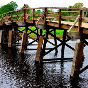 Old North Bridge in Minute Man National Historic Park near Concord, Massachusetts - Encircle Photos