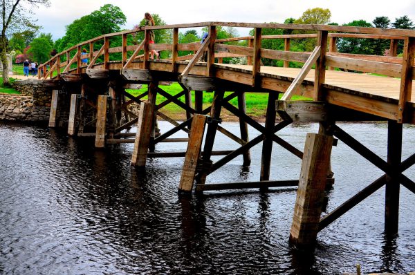 Old North Bridge in Minute Man National Historic Park near Concord, Massachusetts - Encircle Photos