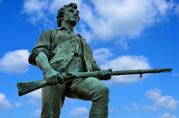 Lexington Minuteman Statue of Captain John Parker in Lexington, Massachusetts - Encircle Photos