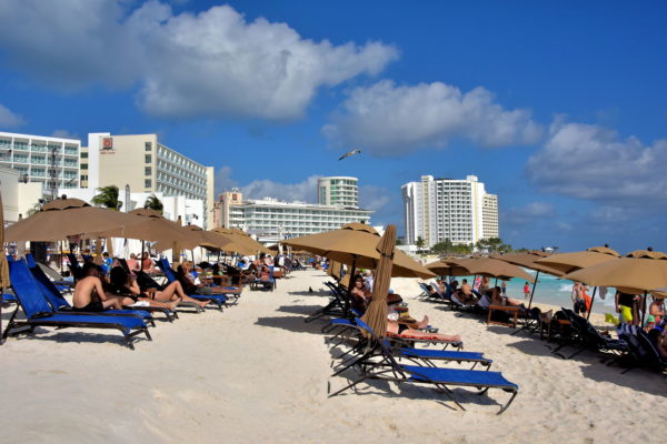 Beach Clubs at Playa Gaviota Azul in Cancun, Mexico - Encircle Photos