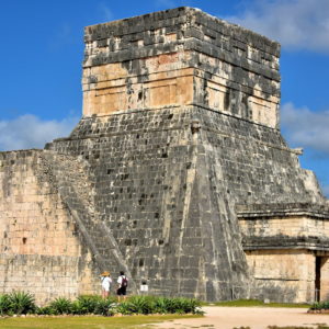 Temples of the Jaguar at Great Ballcourt at Chichen Itza, Mexico - Encircle Photos