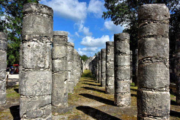 Hall of the Thousand Columns at Chichen Itza, Mexico - Encircle Photos