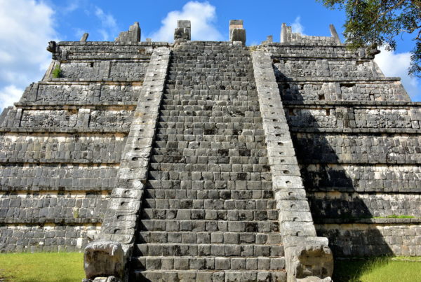 The Ossuary’s Eastern Staircase at Chichen Itza, Mexico - Encircle Photos